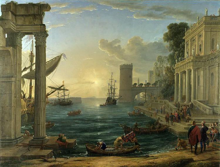 Claude Lorrain The Embarkation of the Queen of Sheba China oil painting art